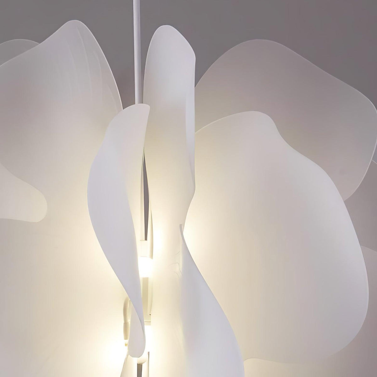 Orelisiella hanglamp plastic bloemmotief