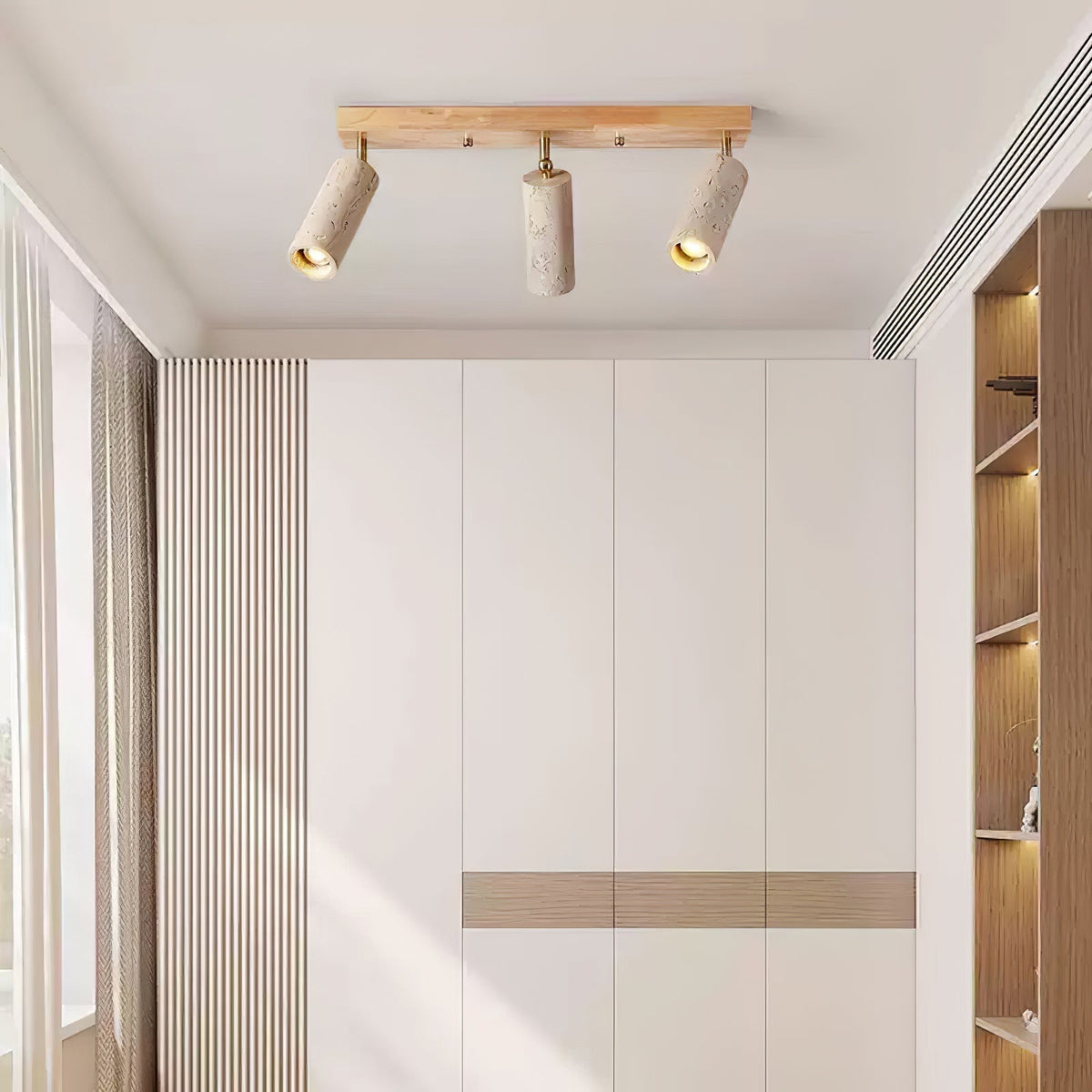 Tavalette Multi-Cylinder travertin Track Light