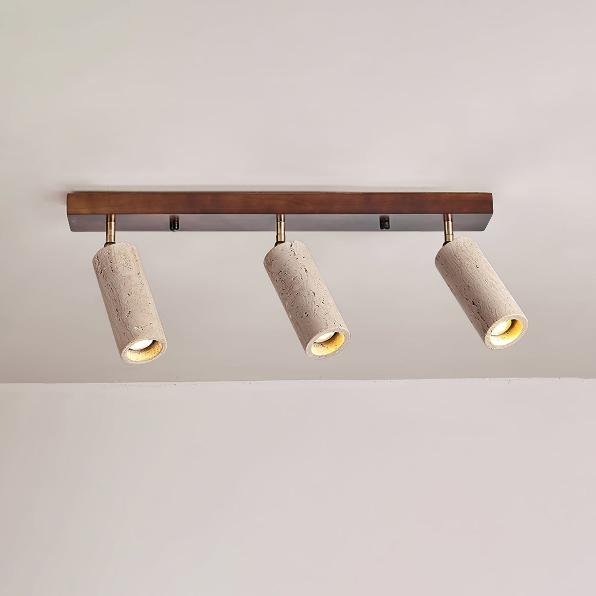 Tavalette Multi-Cylinder travertin Track Light