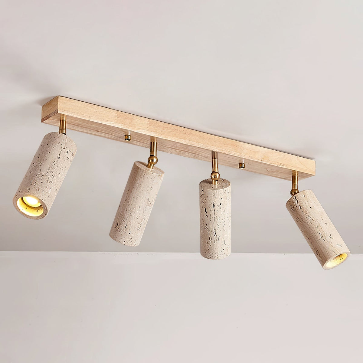 Tavalette Multi-Cylinder travertin Track Light