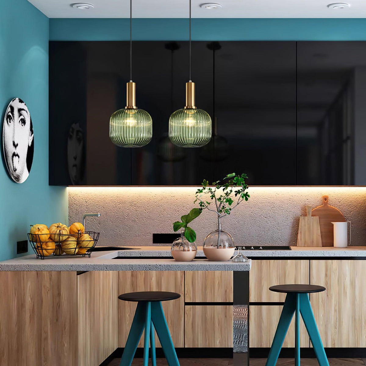 Miralelia Ribbed hanglamp