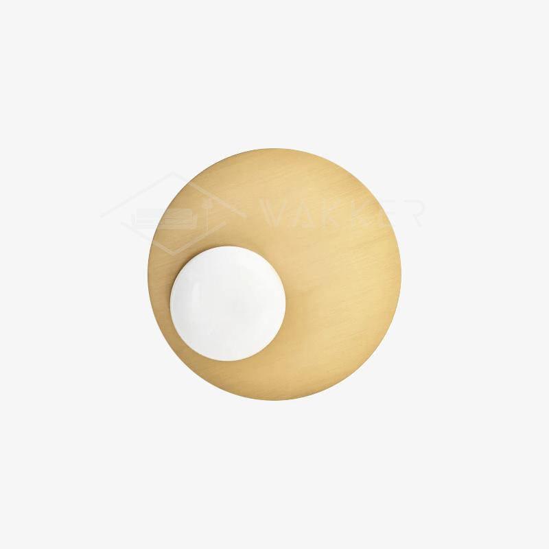 Ivsolion moderne minimalistische wandlamp met schuin glas