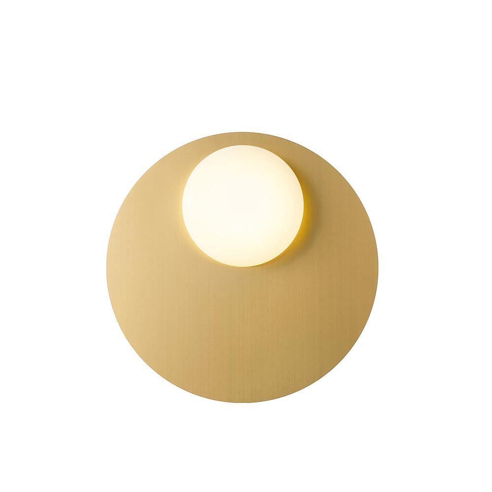 Ivsolion moderne minimalistische wandlamp met schuin glas