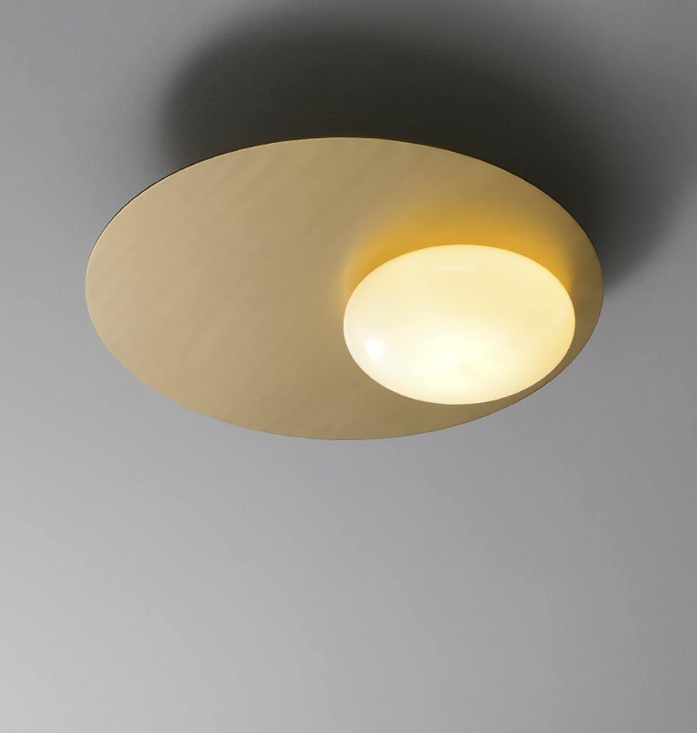 Ivsolion moderne minimalistische wandlamp met schuin glas