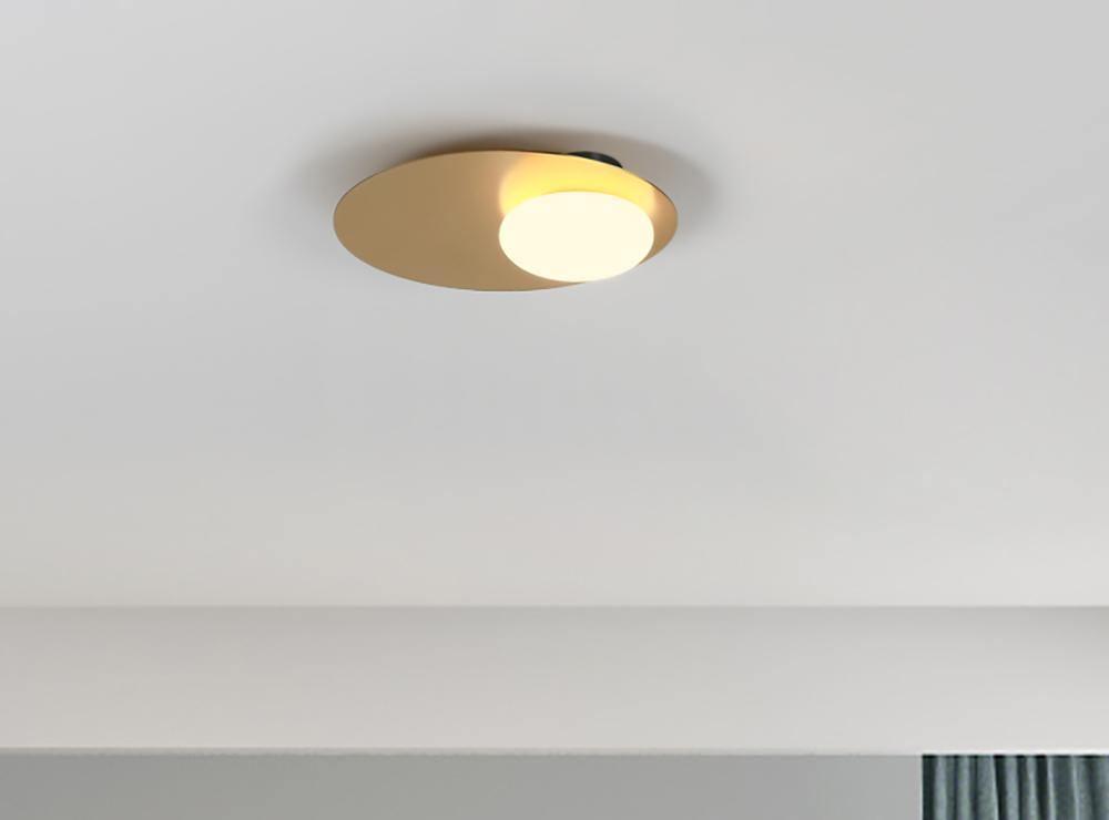 Ivsolion moderne minimalistische wandlamp met schuin glas