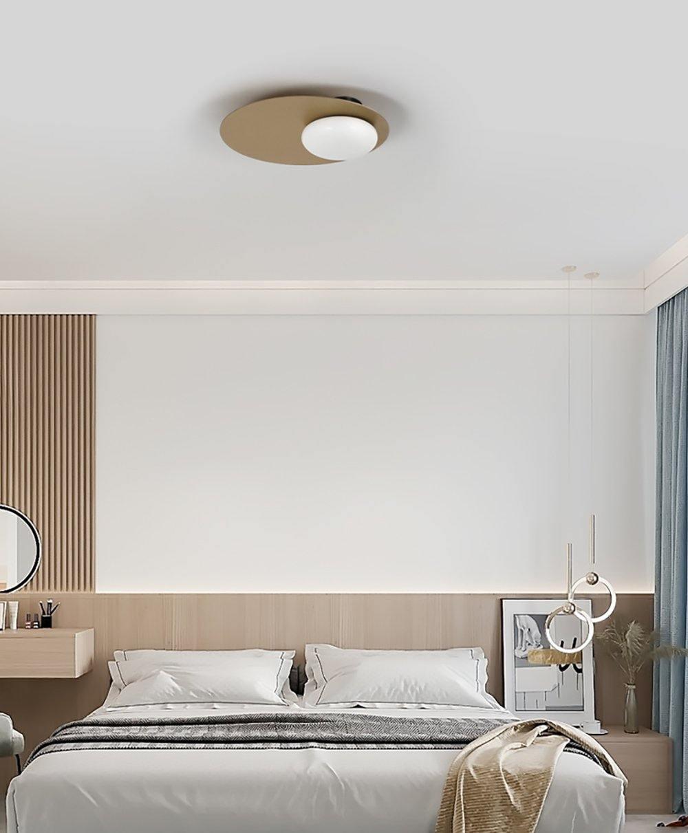 Ivsolion moderne minimalistische wandlamp met schuin glas