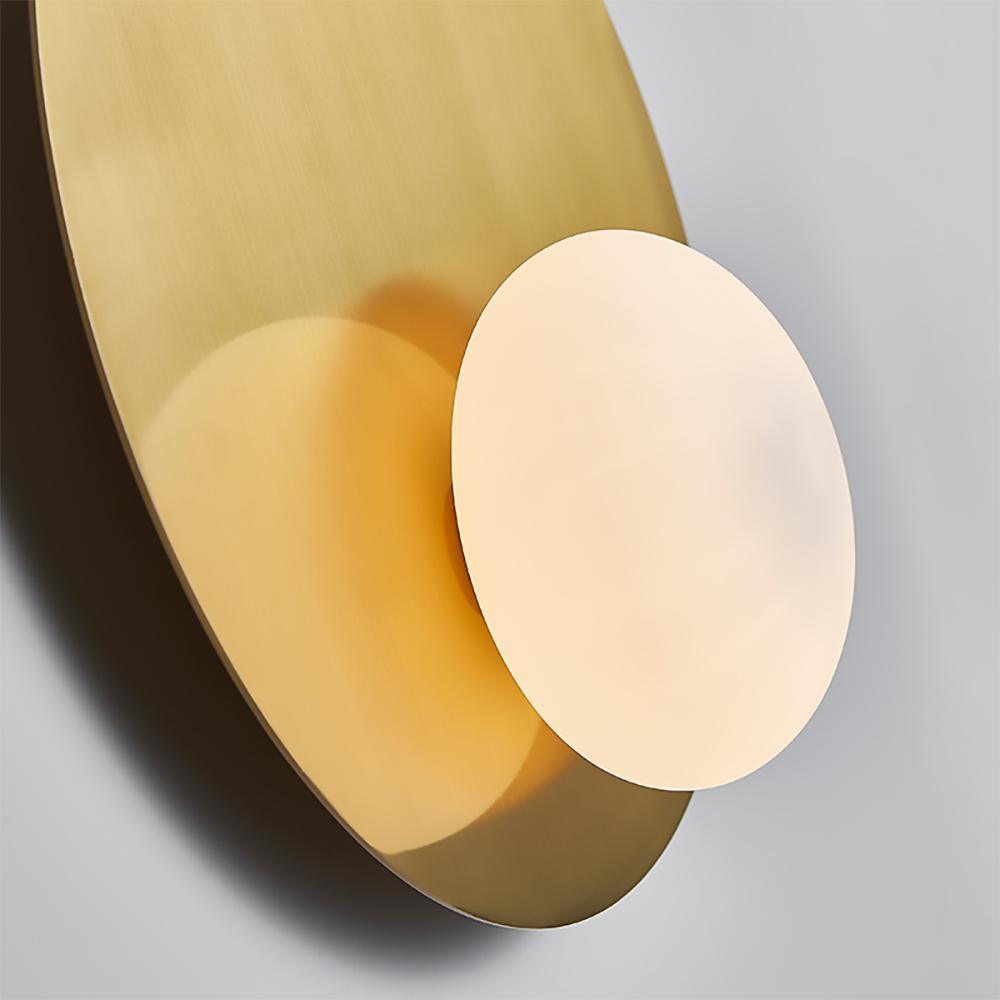 Ivsolion moderne minimalistische wandlamp met schuin glas