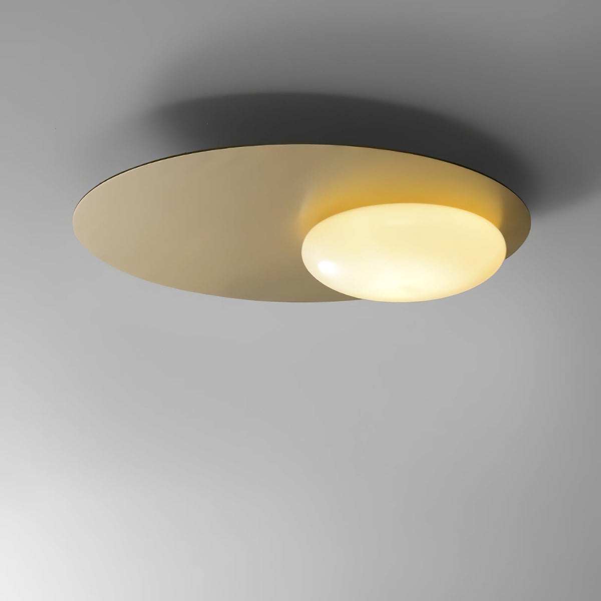 Ivsolion moderne minimalistische wandlamp met schuin glas