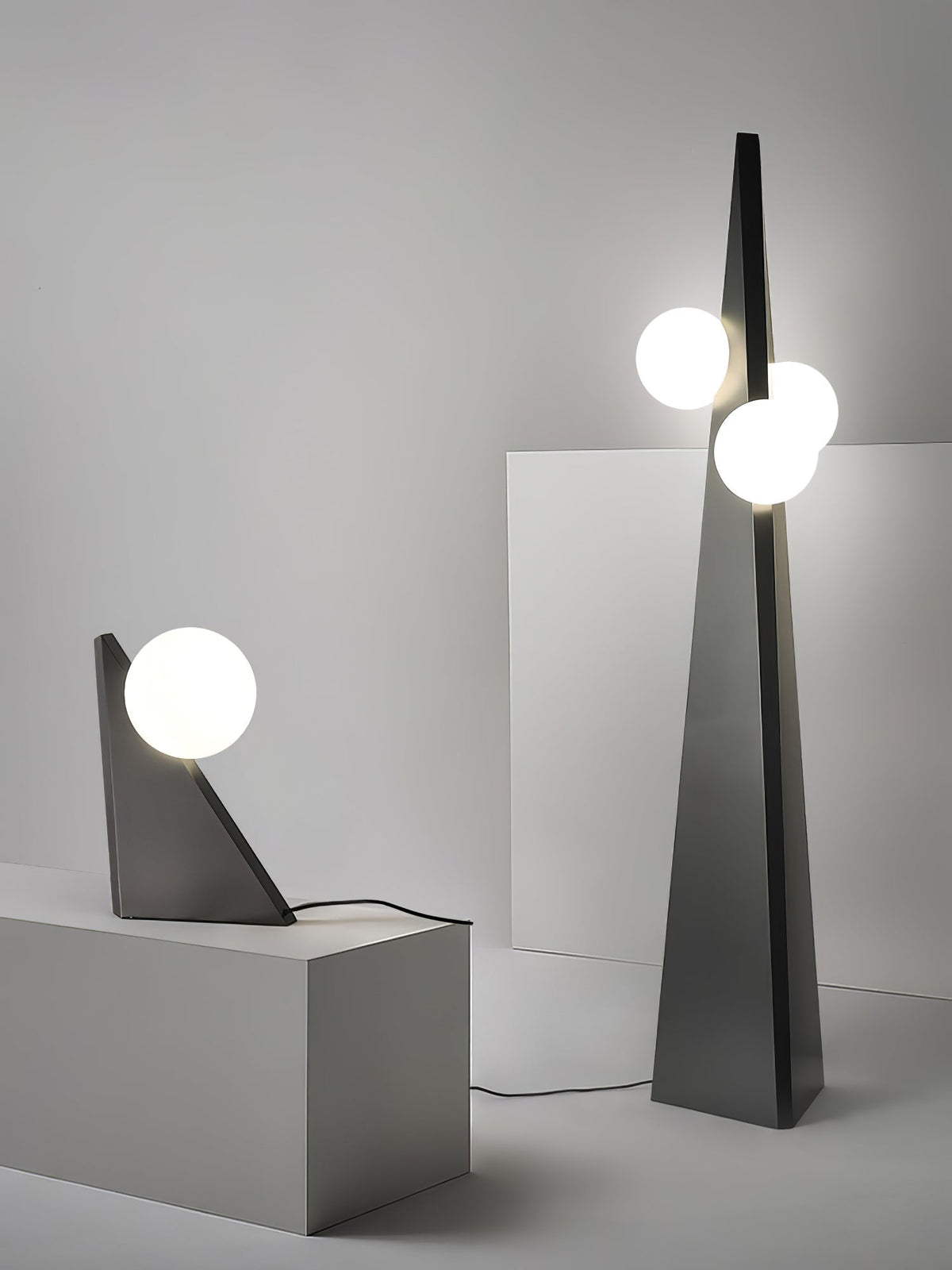 Lymarora sculpturale vloerlamp
