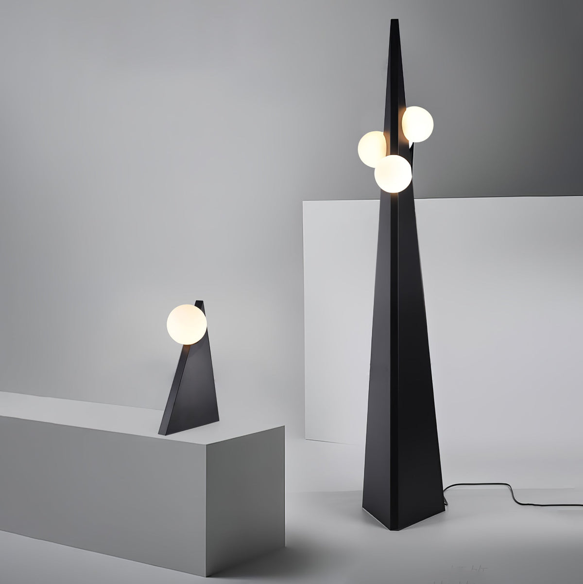 Lymarora sculpturale vloerlamp
