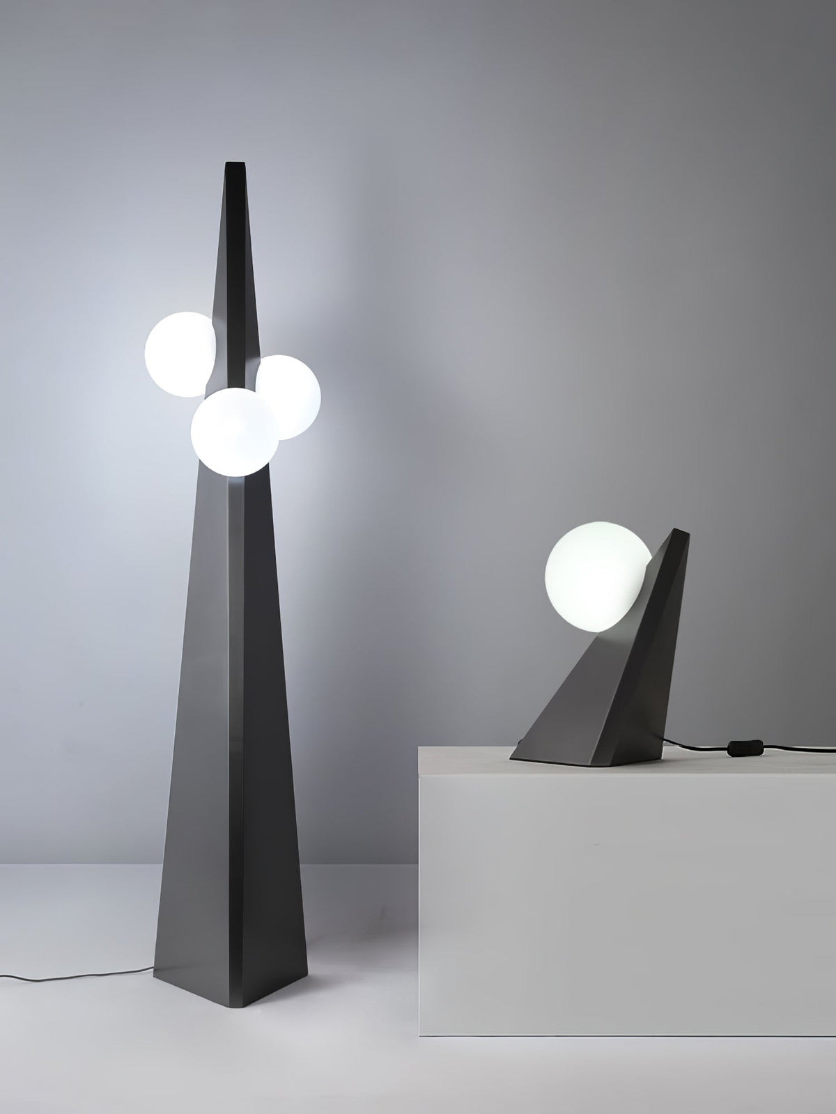 Lymarora sculpturale vloerlamp