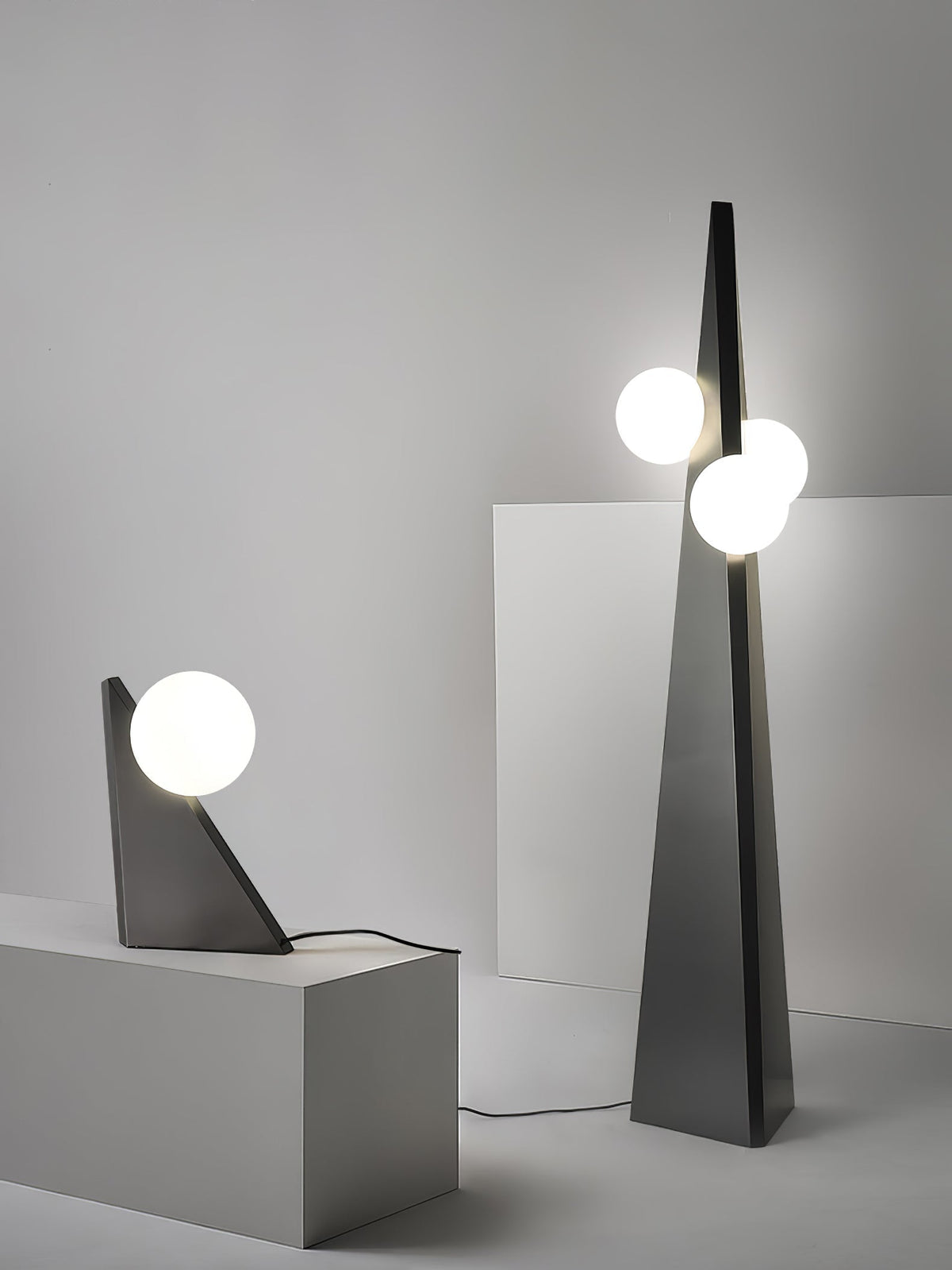 Lymarora sculpturale vloerlamp