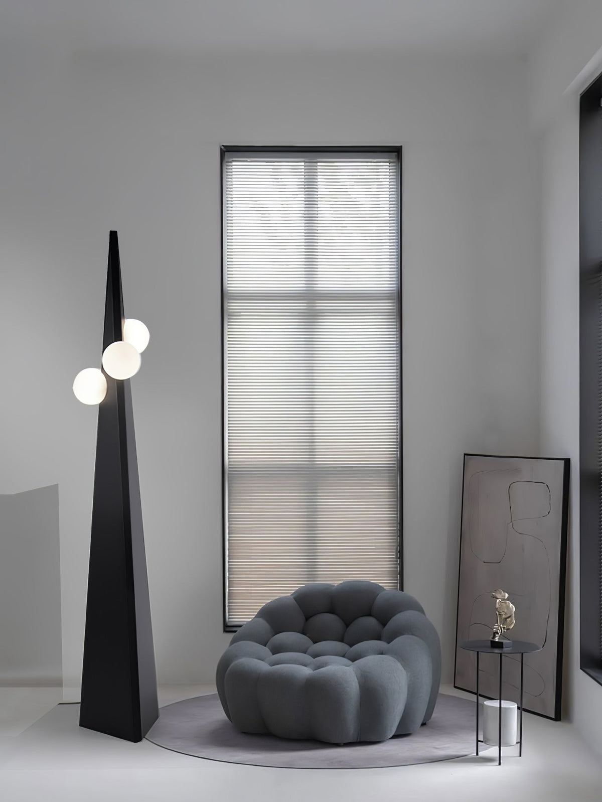 Lymarora sculpturale vloerlamp