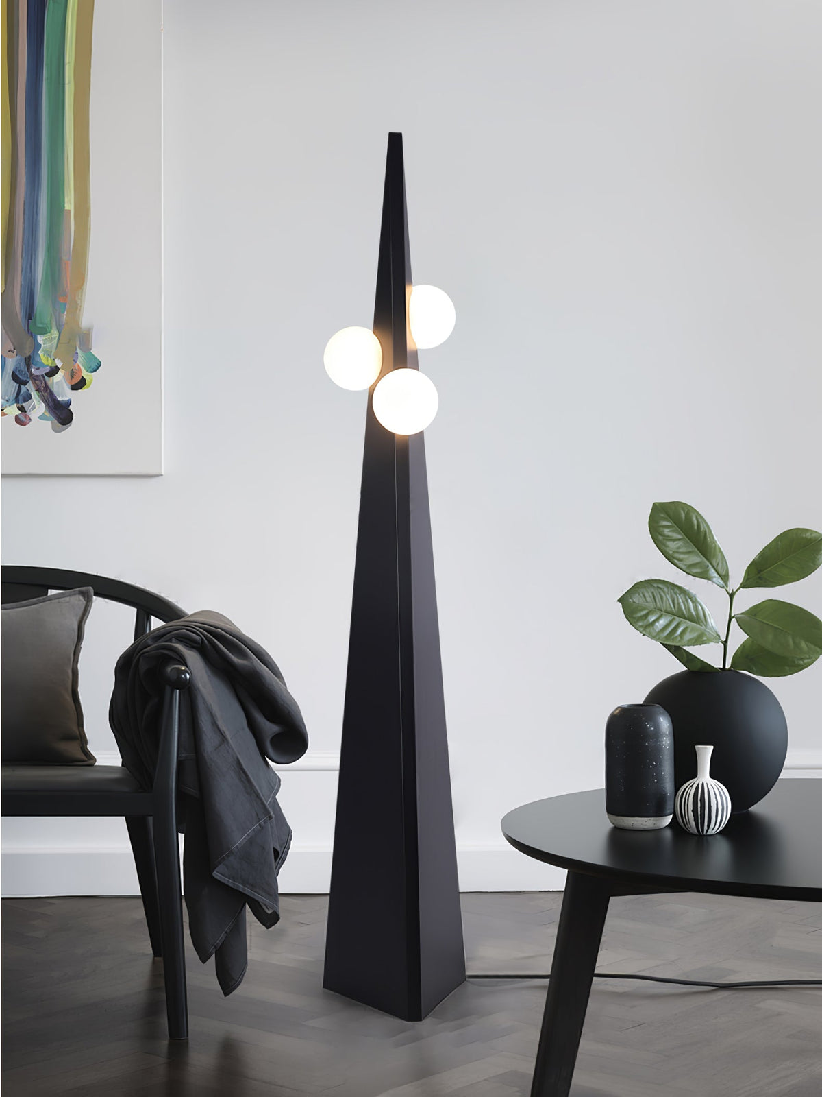 Lymarora sculpturale vloerlamp
