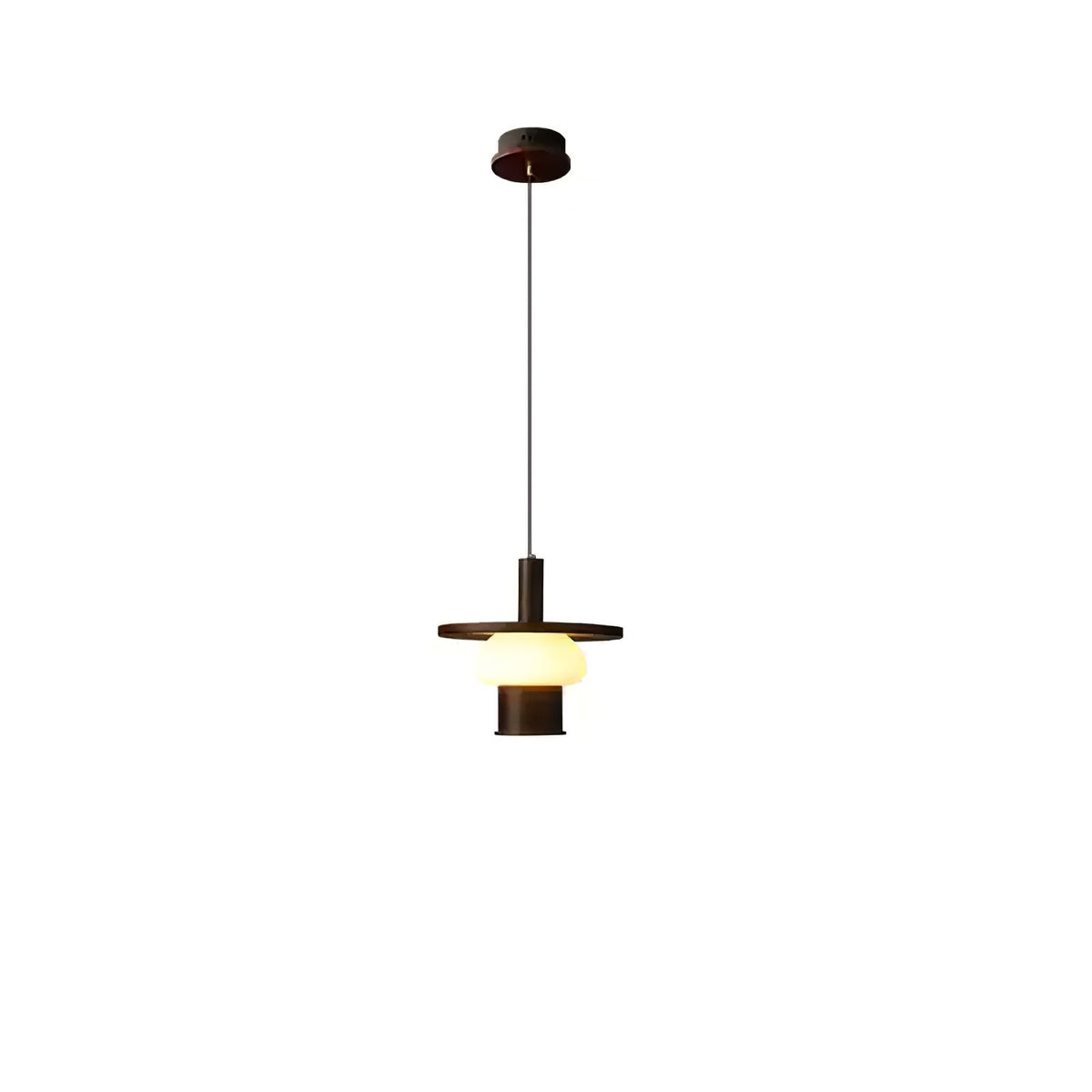 Zephaan Traditionele Kunst Klassieke Houten hanglamp van glas