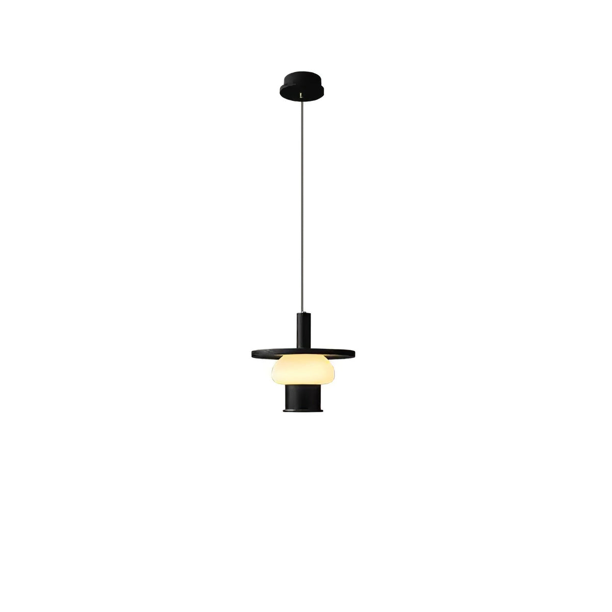 Zephaan Traditionele Kunst Klassieke Houten hanglamp van glas