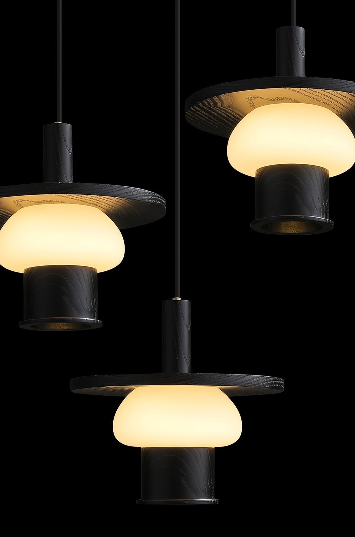 Zephaan Traditionele Kunst Klassieke Houten hanglamp van glas