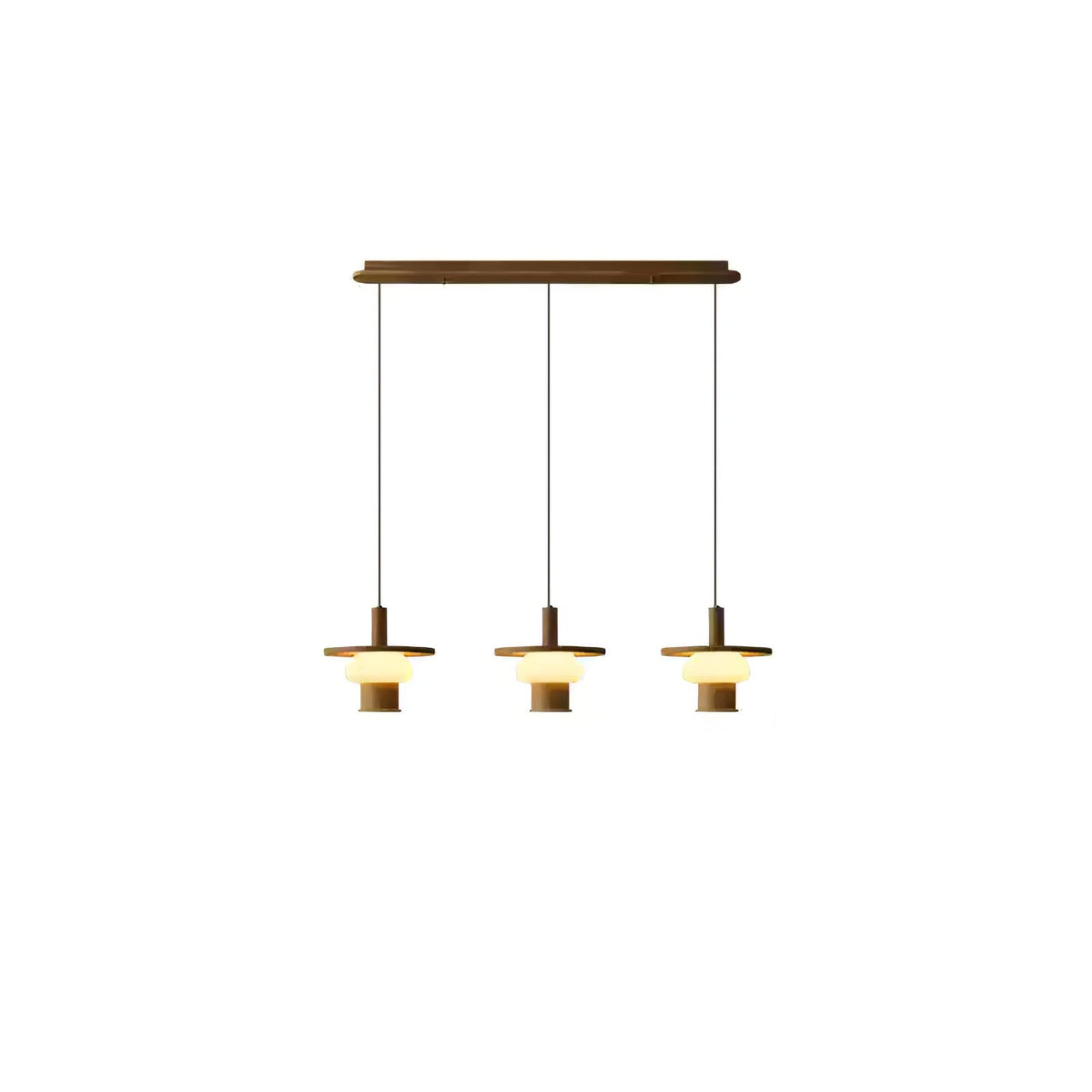 Zephaan Traditionele Kunst Klassieke Houten hanglamp van glas