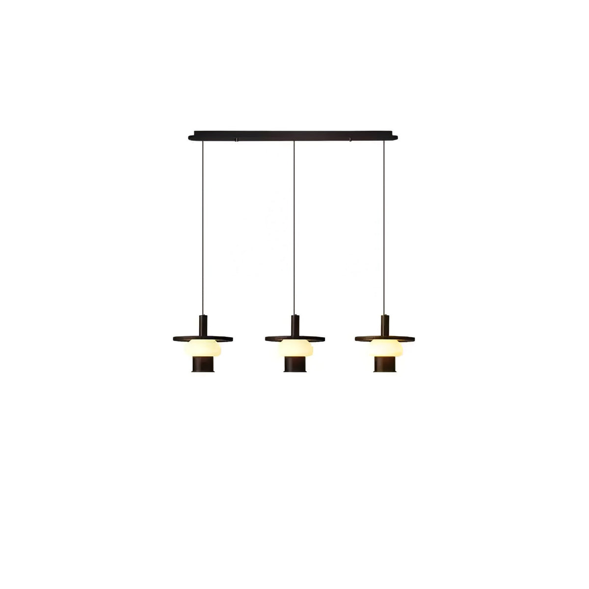 Zephaan Traditionele Kunst Klassieke Houten hanglamp van glas