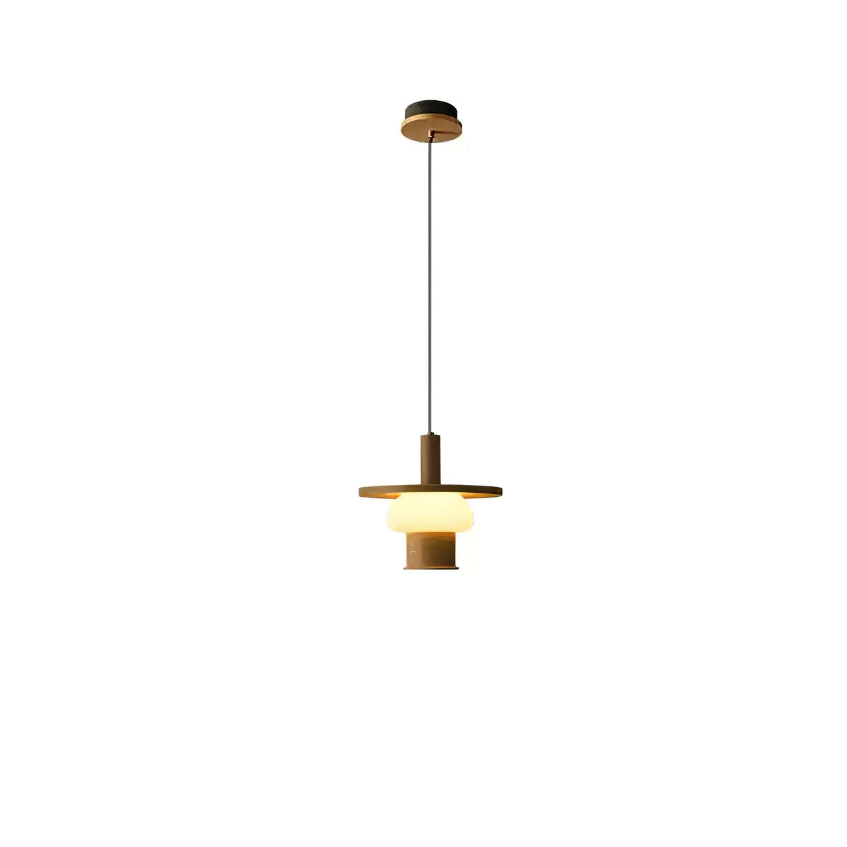 Zephaan Traditionele Kunst Klassieke Houten hanglamp van glas