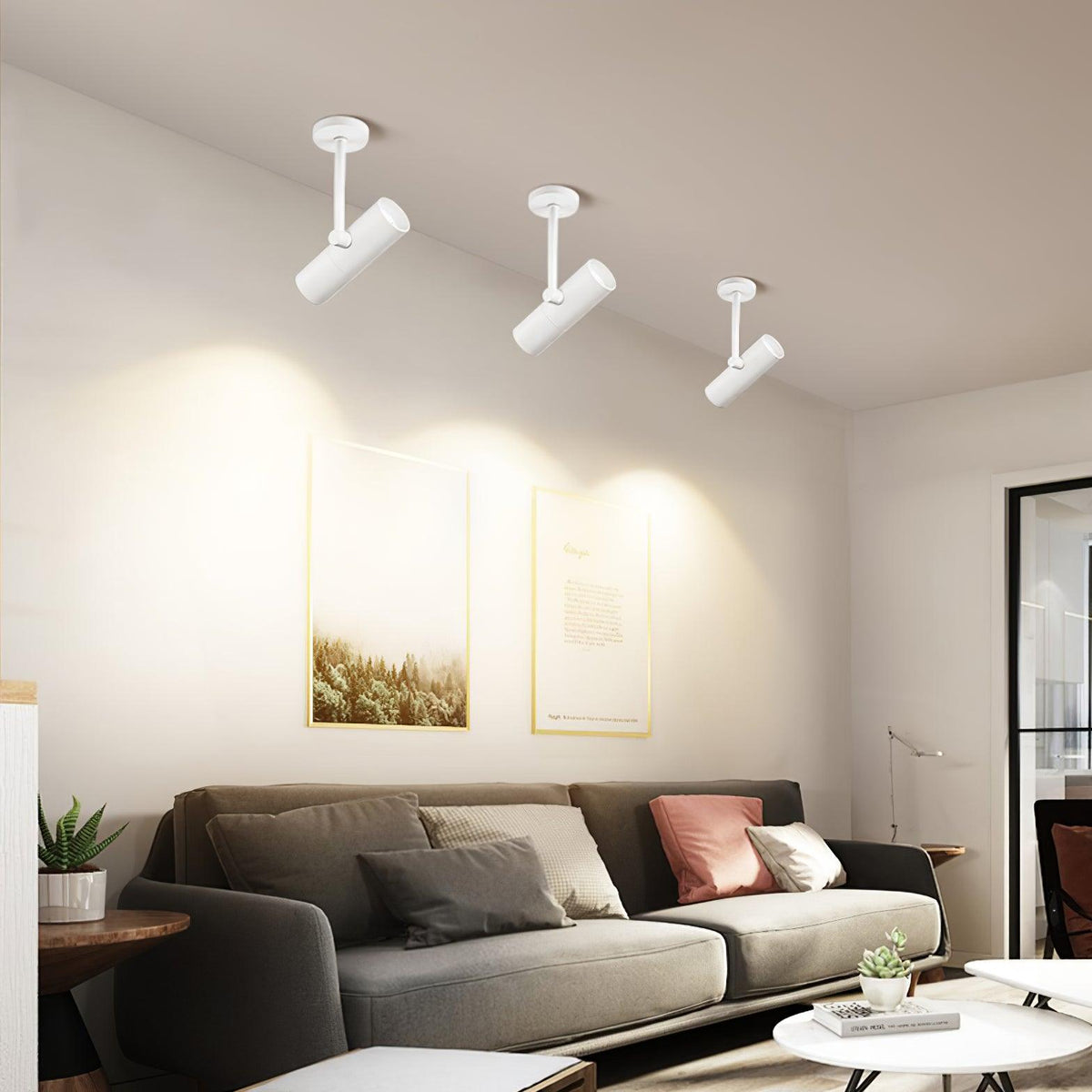Divi plafondlamp cilindervormige spot industriële stijl voor loft of studie