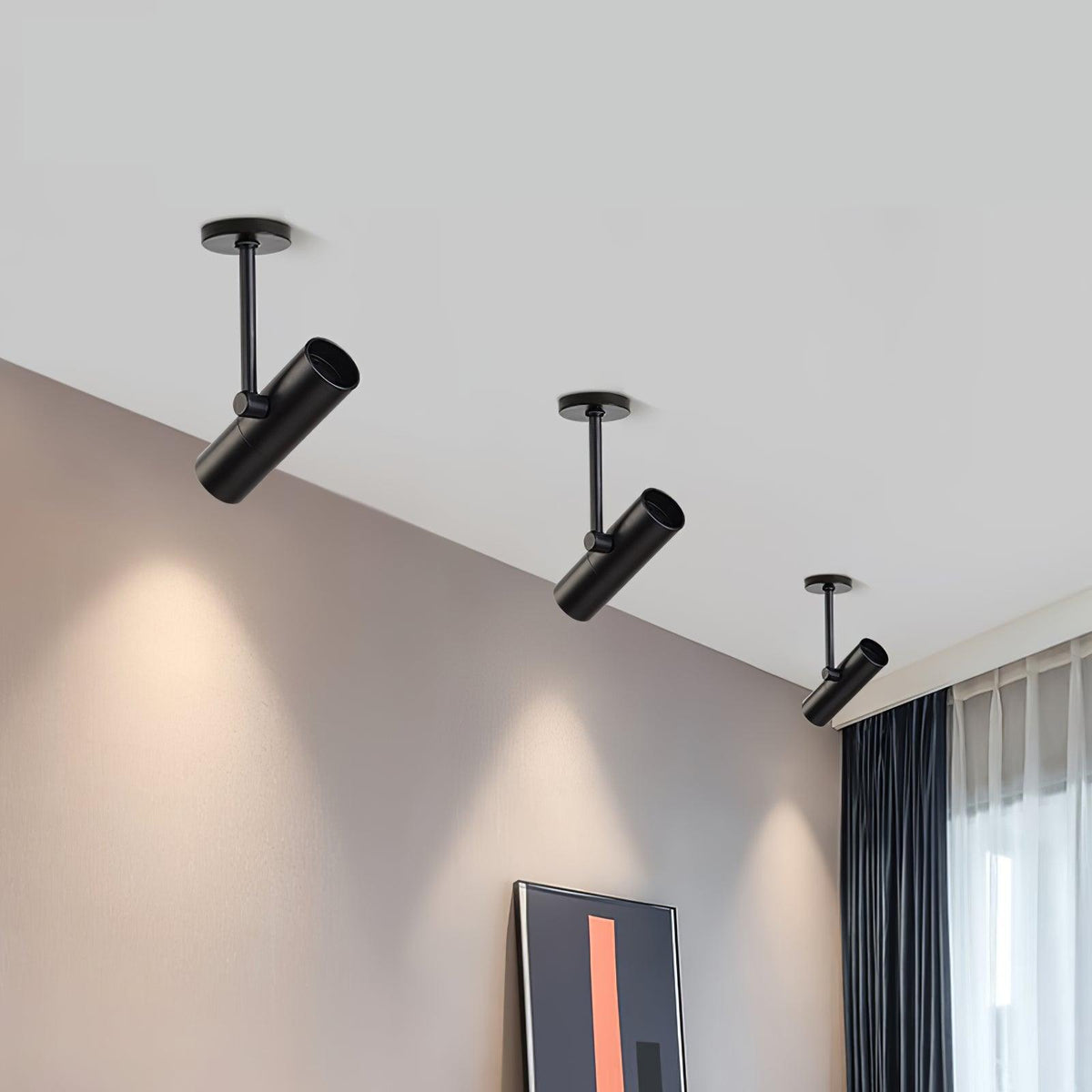 Divi plafondlamp cilindervormige spot industriële stijl voor loft of studie
