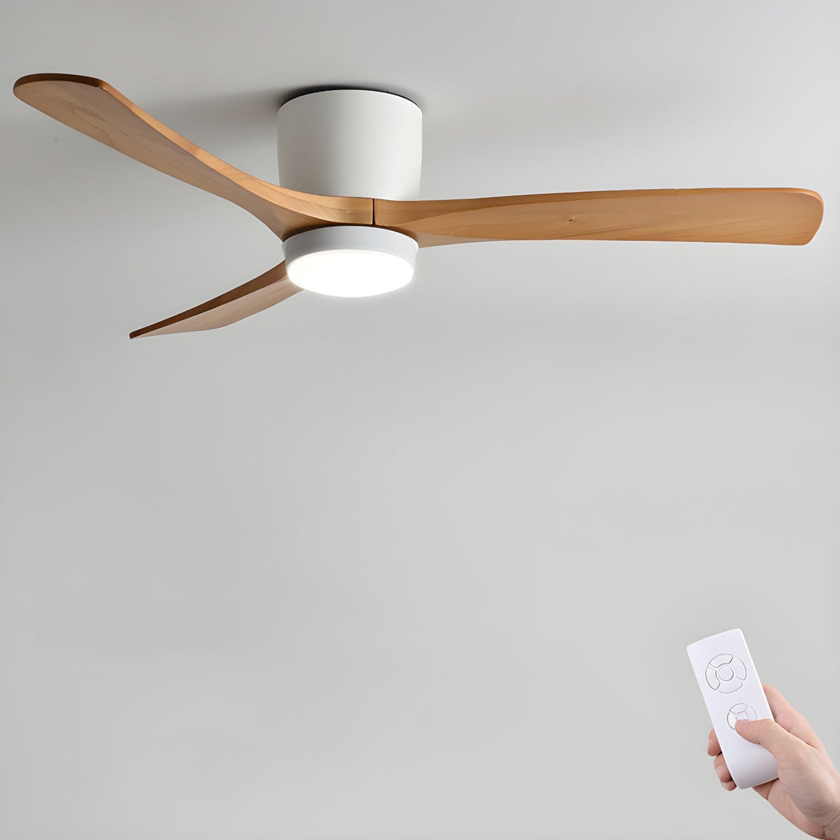 Elaerine plafondventilator met verlichting