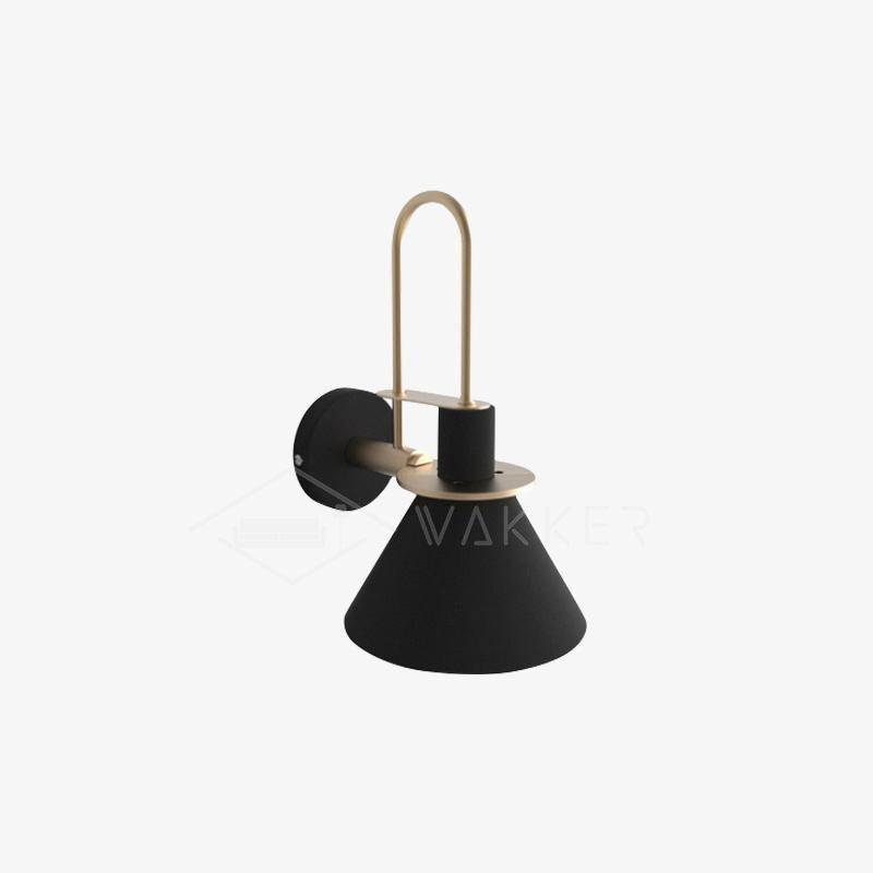 Solerine wandlamp zwart goud minimalistisch