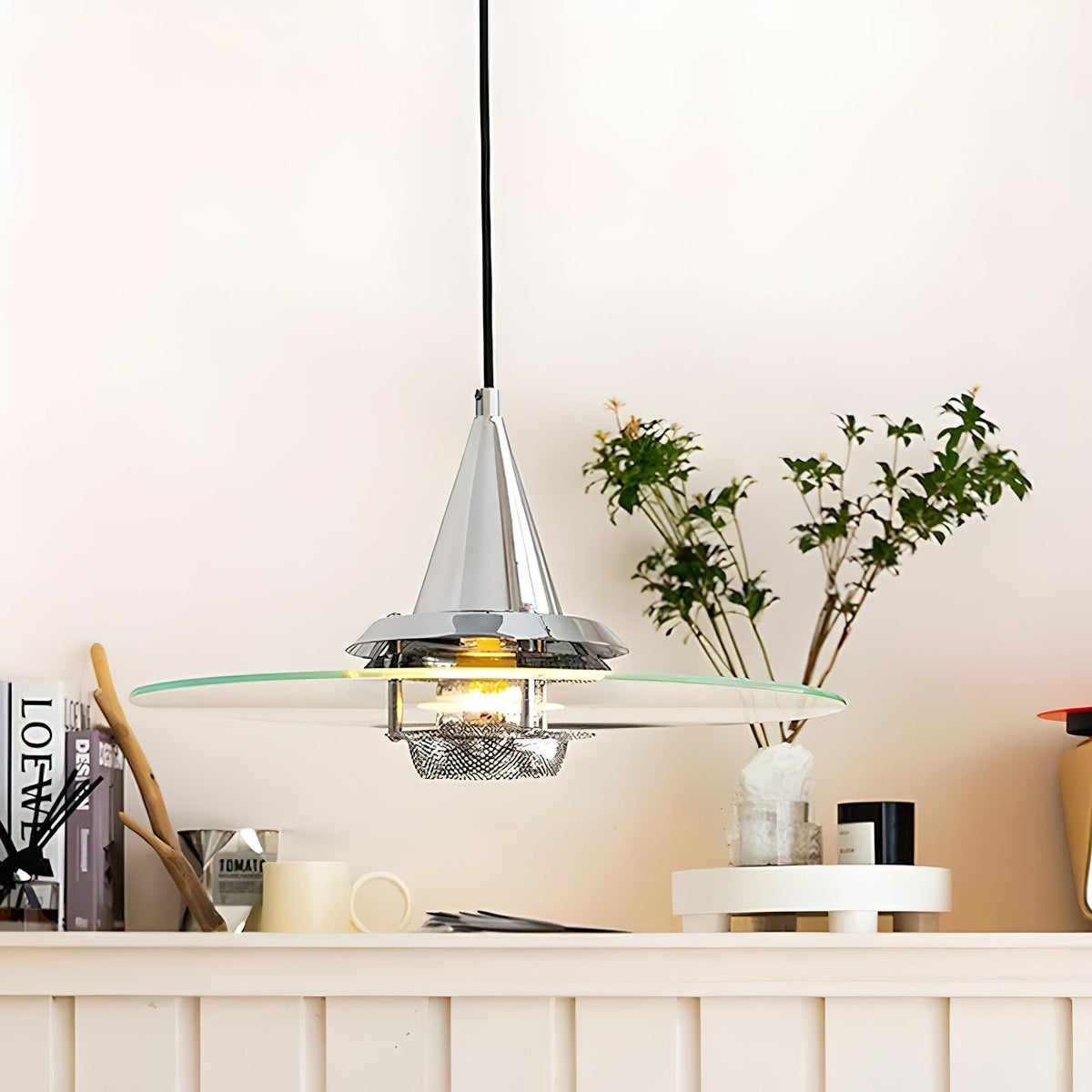 Kren Moderne hanglamp van glas