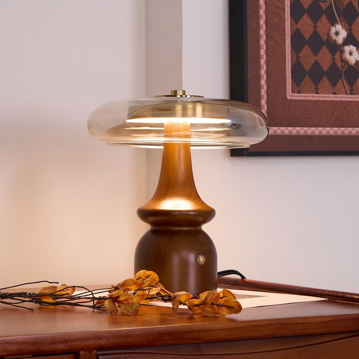 Moro Retro Houten tafellamp