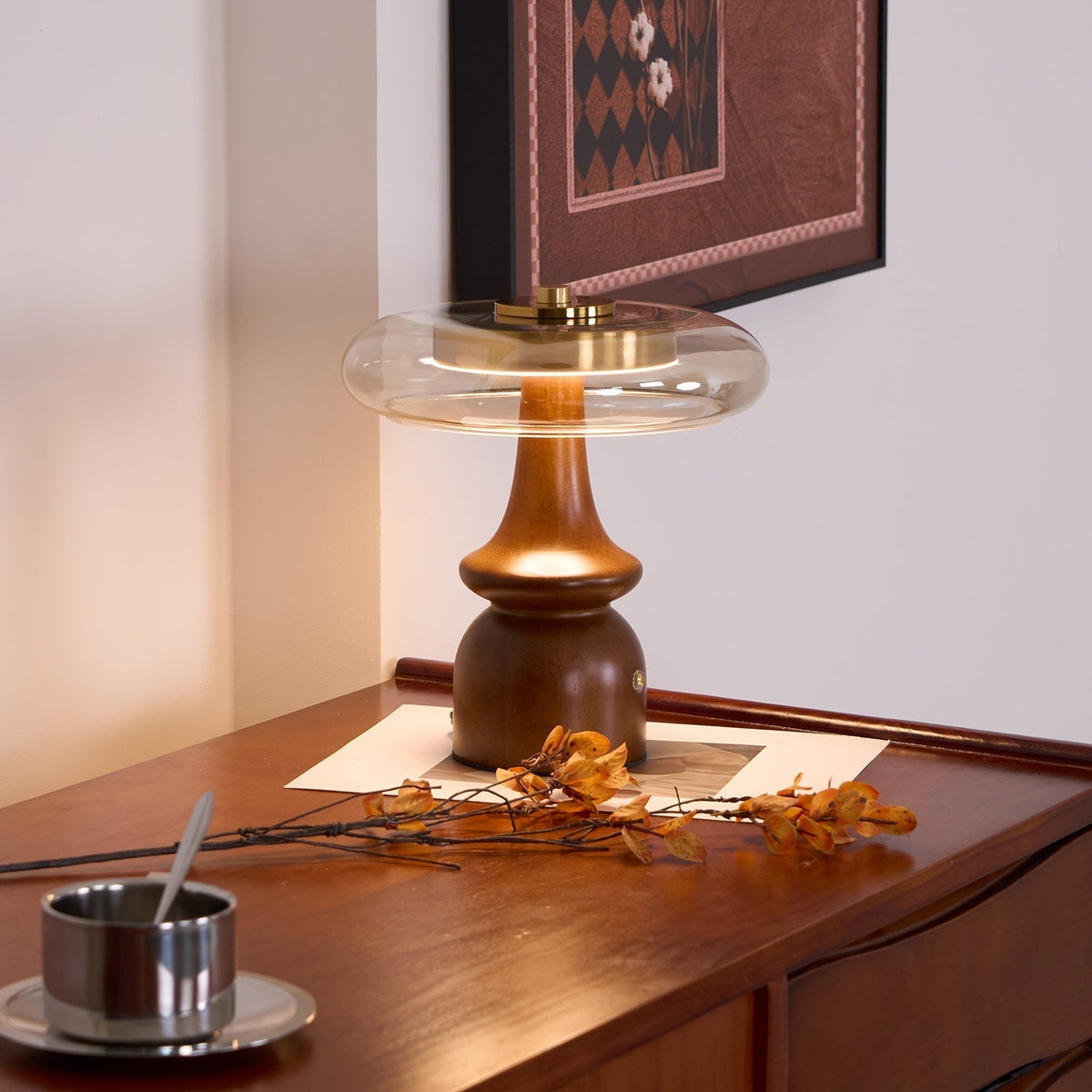 Moro Retro Houten tafellamp