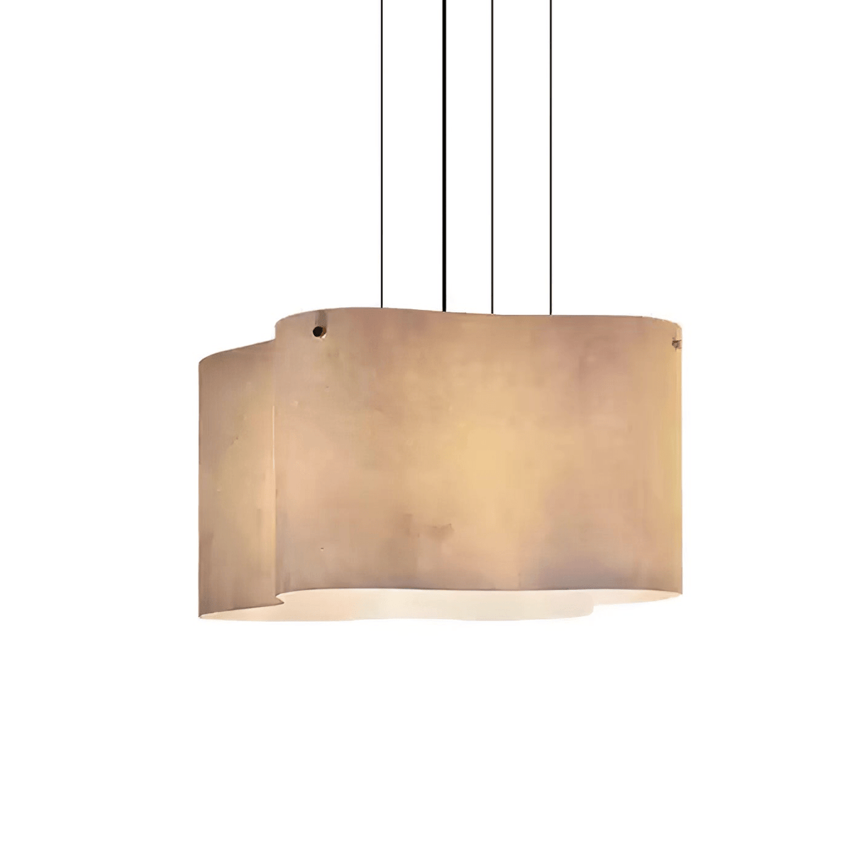 Evelan hanglamp met moderne kunstmatige wolkenvorm