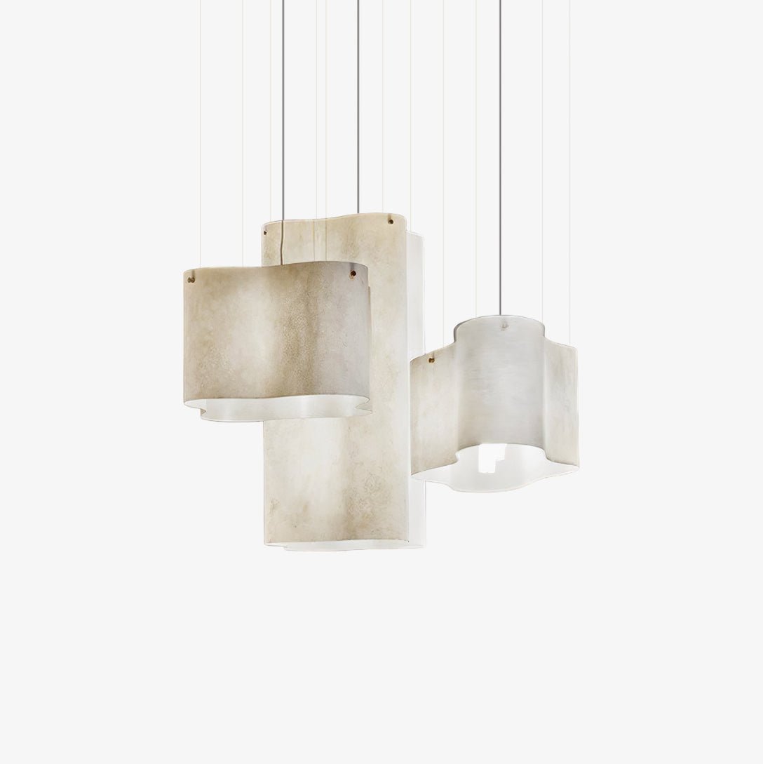 Evelan hanglamp met moderne kunstmatige wolkenvorm