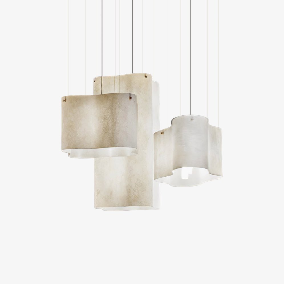 Evelan hanglamp met moderne kunstmatige wolkenvorm
