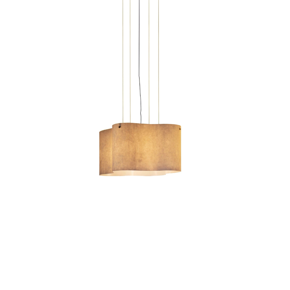 Evelan hanglamp met moderne kunstmatige wolkenvorm