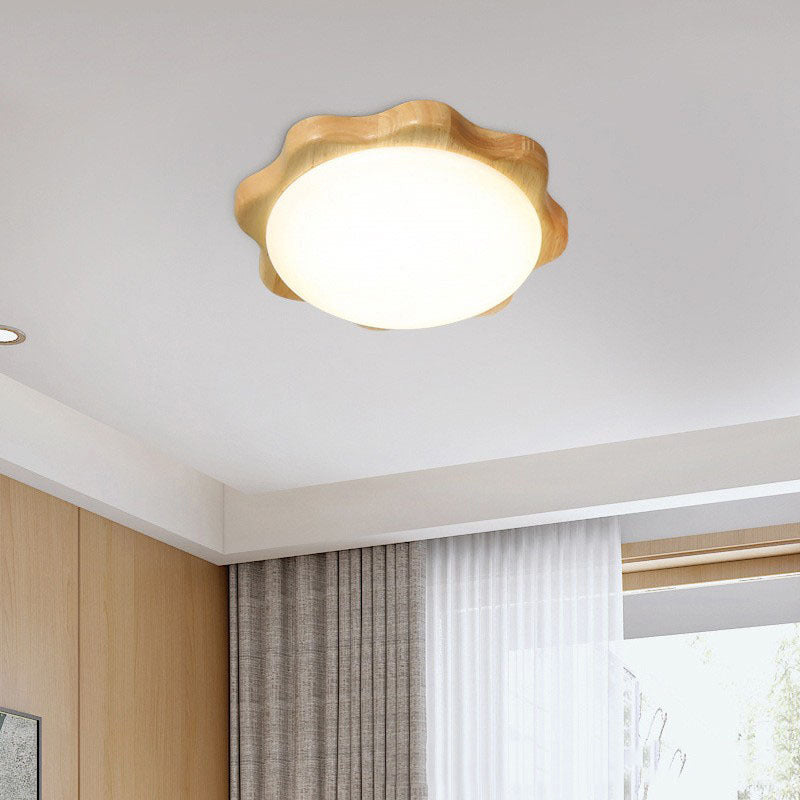 Ozawa Modern Eenvoudig Inbouwmontage Plafondlamp Hout Acryl Eetkamer