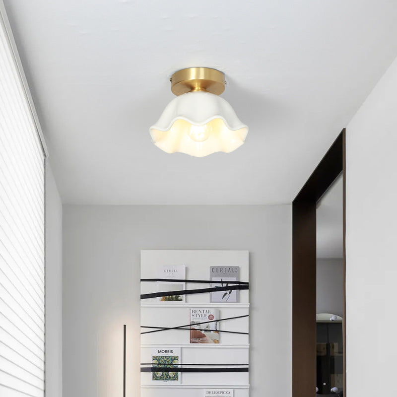 Sanna Retro Design LED Plafondlamp Metaal Glas Woonkamer Keuken