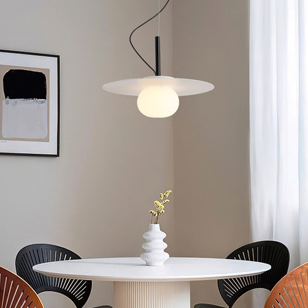Cairns Minimalistisch Hanglampen Metaal Glas Eetkamer Studeerkamer