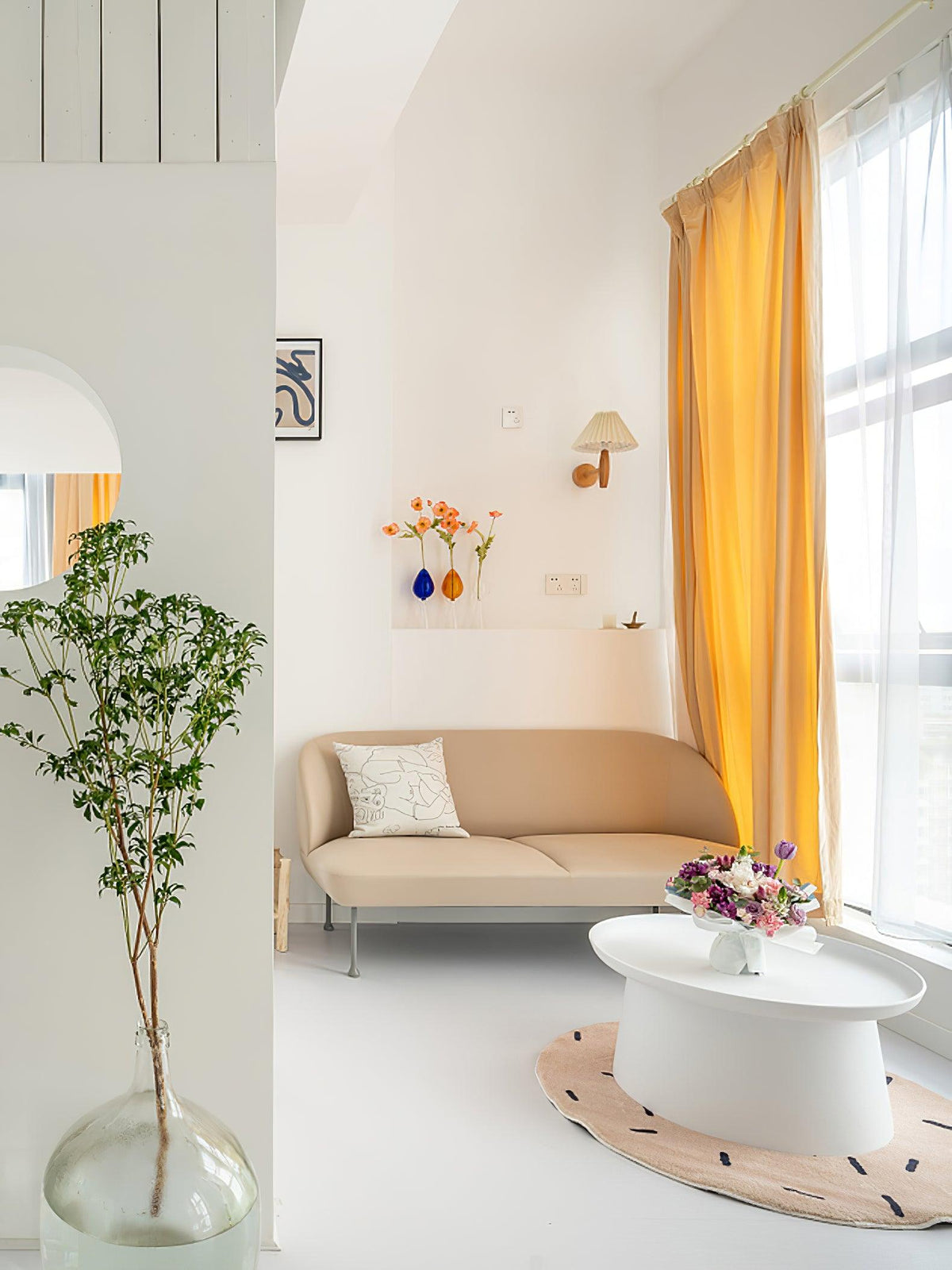 Elvivelle Moderne wandlamp van eikenhout
