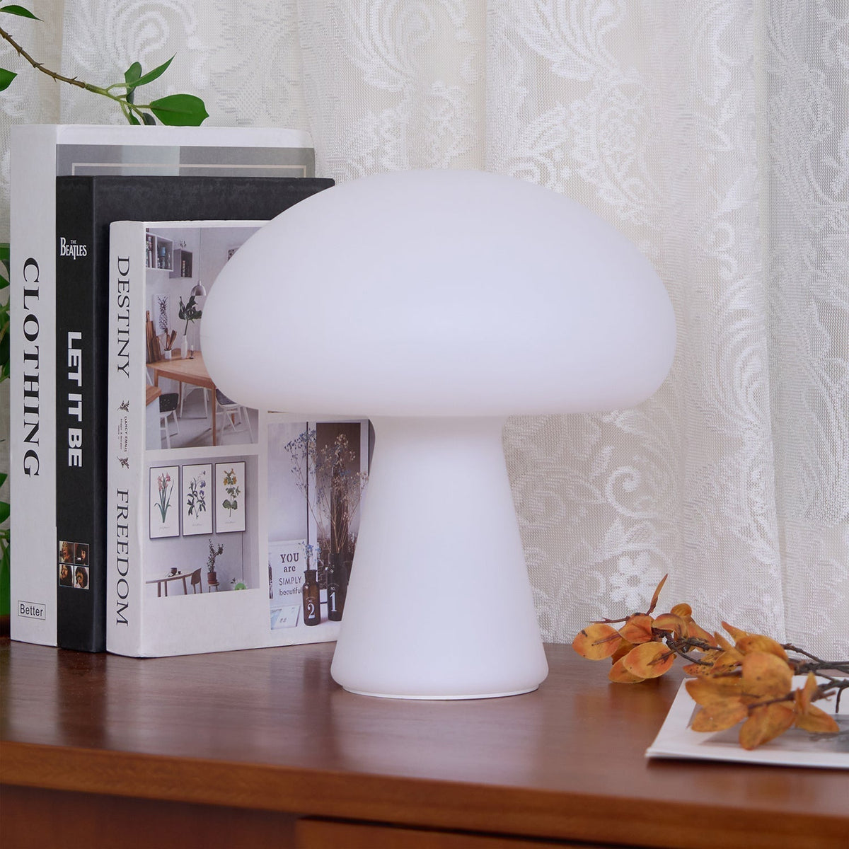 Ombra Whimsical tafellamp met glazen kap