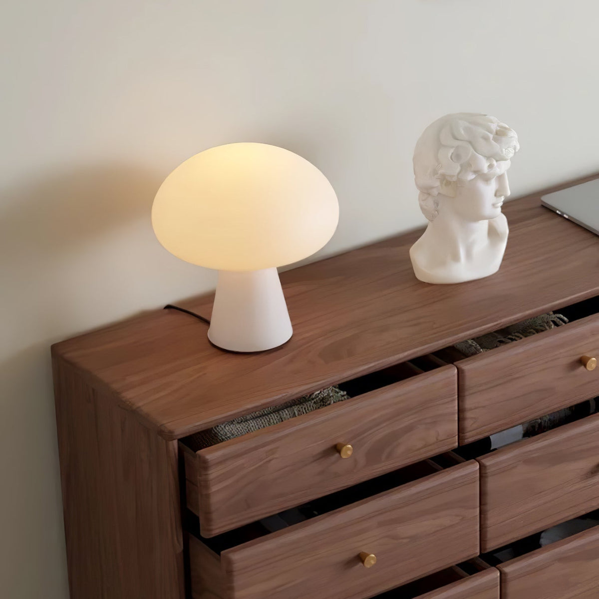 Ombra Whimsical tafellamp met glazen kap