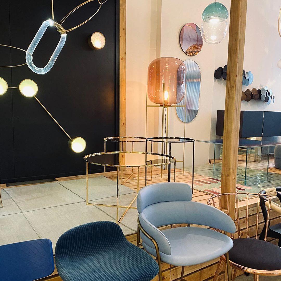 Liorivelia industriële vloerlamp van glas
