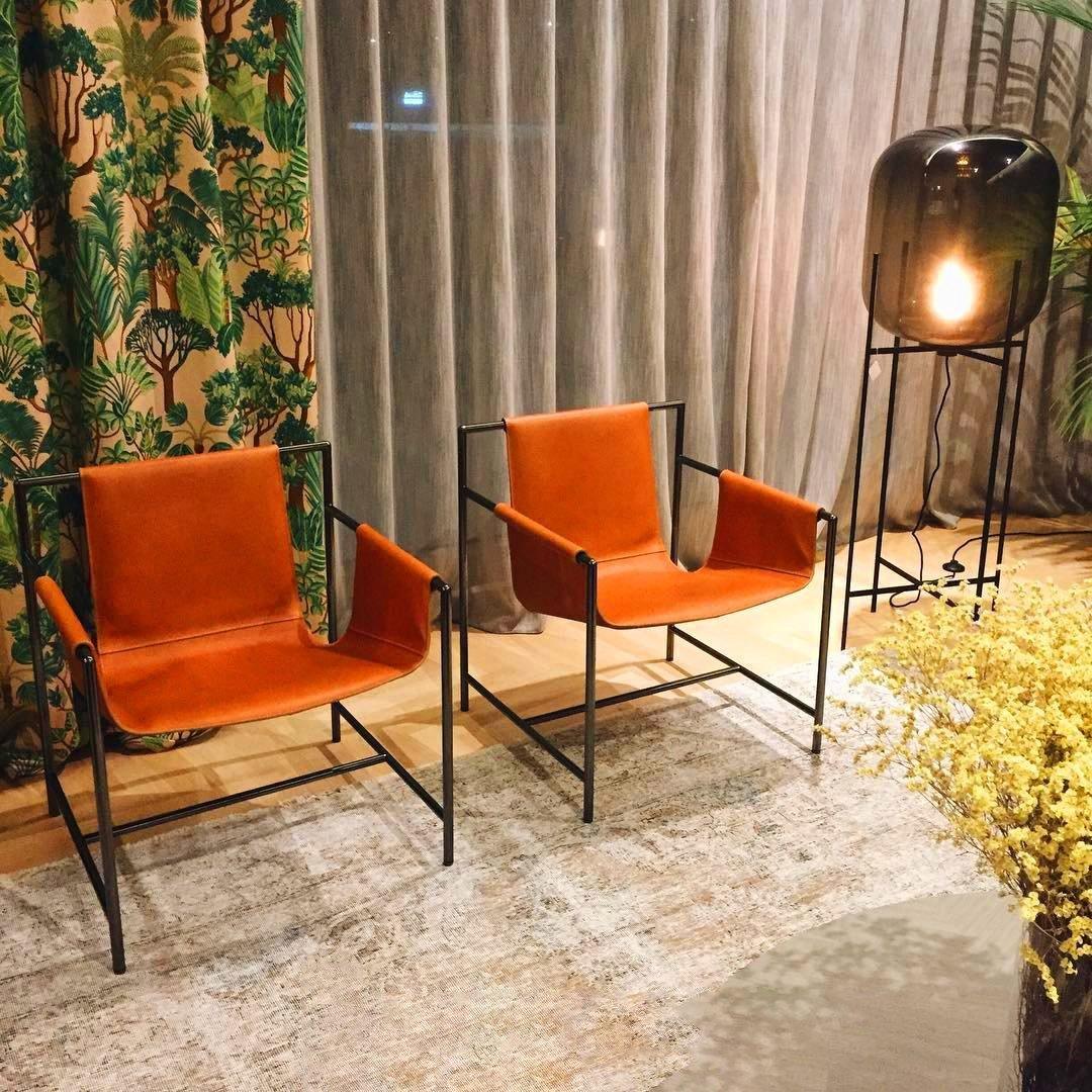 Liorivelia industriële vloerlamp van glas