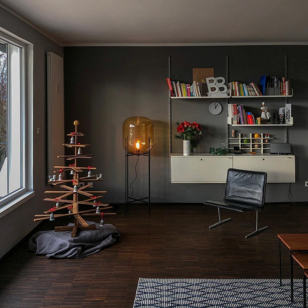 Liorivelia industriële vloerlamp van glas