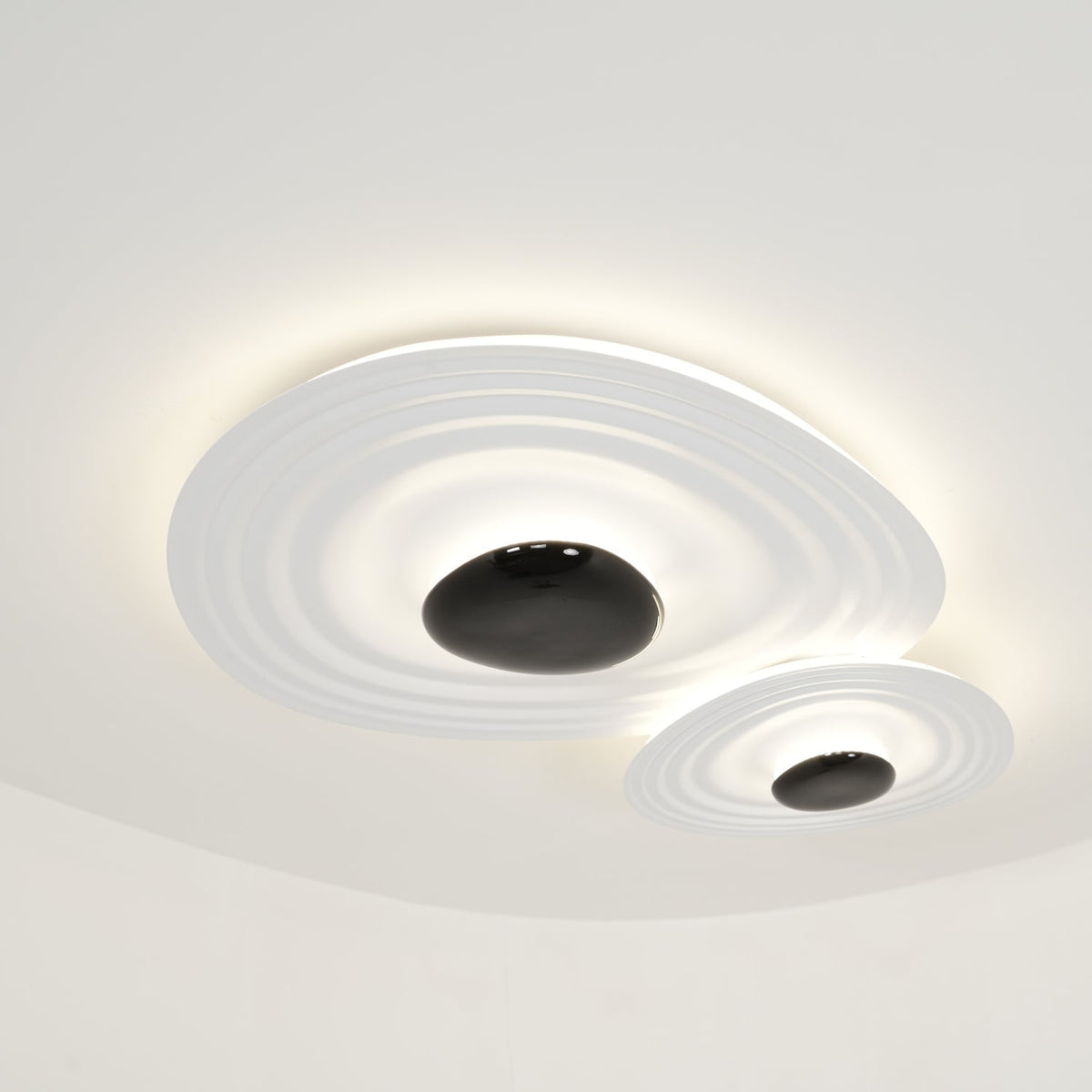 Idra plafondlamp Ripple Ring Modern sculpturaal