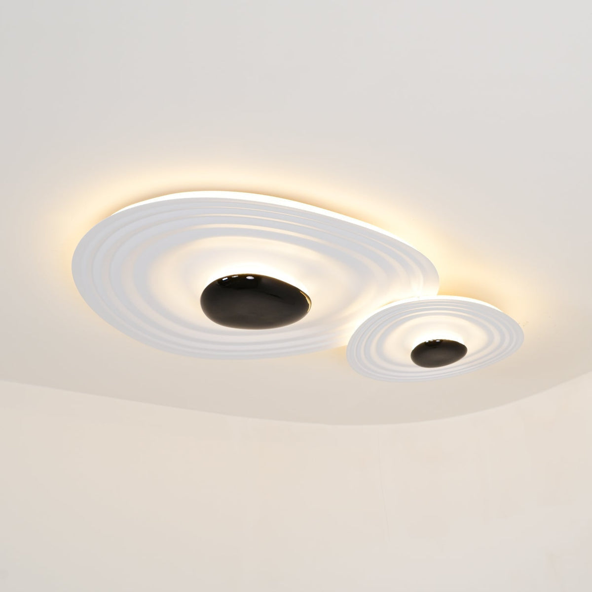 Idra plafondlamp Ripple Ring Modern sculpturaal