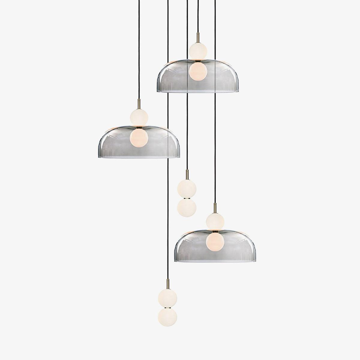 Celelia moderne minimalistische hanglamp van glas