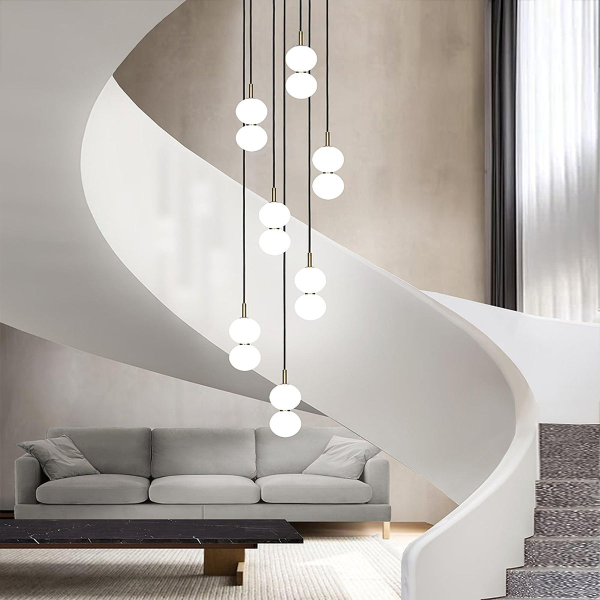 Celelia moderne minimalistische hanglamp van glas