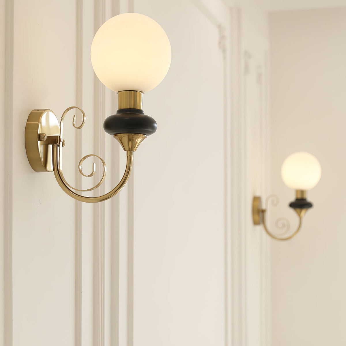Bela Premium Noordse kunst glazen wandlamp
