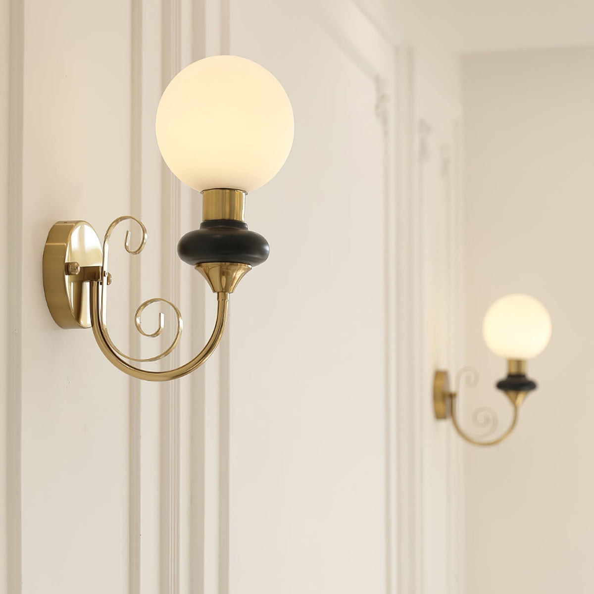 Bela Premium Noordse kunst glazen wandlamp